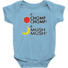 a'chomp chomp! Baby Bodysuit