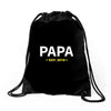 papa Drawstring Bags