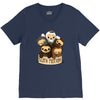 sloth motion V-Neck Tee