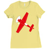 pilot flieger airplane flugzeug extra300 rc flyer Ladies Fitted T-Shirt