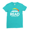 read you dumb fuck Ladies Fitted T-Shirt