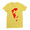 hellboy comic superhero cool Ladies Fitted T-Shirt