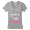Celebrating With The 70th Birthday Queen Women's V-Neck T-Shirt