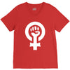 feminist human rights justice activist V-Neck Tee