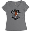 famous in the 90's Women's Triblend Scoop T-shirt