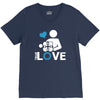 portal true love   aperture lab video gamer teleport online pc goal te V-Neck Tee