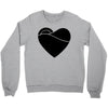 black heart Crewneck Sweatshirt