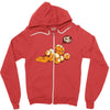 happy face Zipper Hoodie