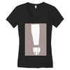 exclamation box Women's V-Neck T-Shirt