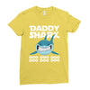 Daddy Shark Doo Doo Doo Ladies Fitted T-Shirt