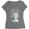 not for smart people Women's Triblend Scoop T-shirt