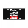 ce swag License Plate