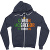 conor mcgregor notorious Zipper Hoodie