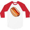 hotdogs on a bun 3/4 Sleeve Shirt