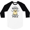 angel pug [converted] 3/4 Sleeve Shirt