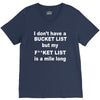 fucket list V-Neck Tee