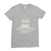 premium vintage 1983 classic perfectly aged limited edition Ladies Fitted T-Shirt