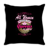 quens are born [your date] Throw Pillow