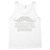 mustaching through snow Tank Top