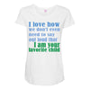 i am your favorite child Maternity Scoop Neck T-shirt