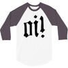 oi punk rock top long sleeve 3/4 Sleeve Shirt