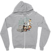 scientific paradox goes boink Zipper Hoodie