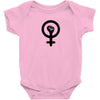 circle hand Baby Bodysuit