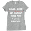 August Girls Ladies Fitted T-Shirt