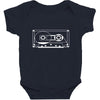audio cassette 80's 90's party hip hop nostalgia retro Baby Bodysuit