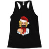 pop art christmas Racerback Tank