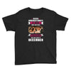 Never Underestimate A Man Who Watches Friends And Was Born in December Youth Tee