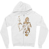 marilyn monroe machine gun gangster 100% cotton Zipper Hoodie