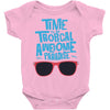 time to go tropical awesome paradise Baby Bodysuit