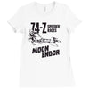 sanctuary speeder races Ladies Fitted T-Shirt