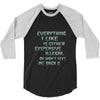 everything i like girls 3/4 Sleeve Shirt