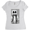 man Women's Triblend Scoop T-shirt