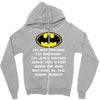 i'm not saying i'm batman funny Zipper Hoodie