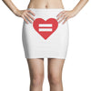 Equality Heart Mini Skirts