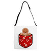 christmas cookie pocket Adjustable Strap Totes