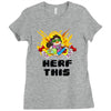 gamer gremlin stole pog Ladies Fitted T-Shirt
