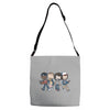 strange bffs Adjustable Strap Totes