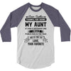 Dear Auntie, Thanks For Being My Aunt 3/4 Sleeve Shirt