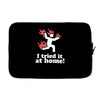 i tried it at home! funny Laptop sleeve