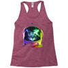 astronaut space cat Racerback Tank