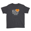 my heart basketball Youth Tee