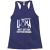 nurse lama Racerback Tank