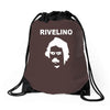 football world cup legend retro Drawstring Bags