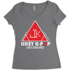LK LIKE KPOP Women's Triblend Scoop T-shirt