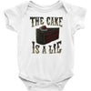 the cake is a lie Baby Onesie