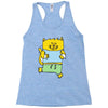 meow is running Racerback Tank